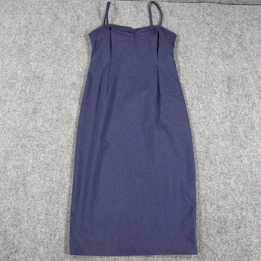 Avenue Montaigne Dress Size 6 Blue Catania Viscose Stretch Made In USA